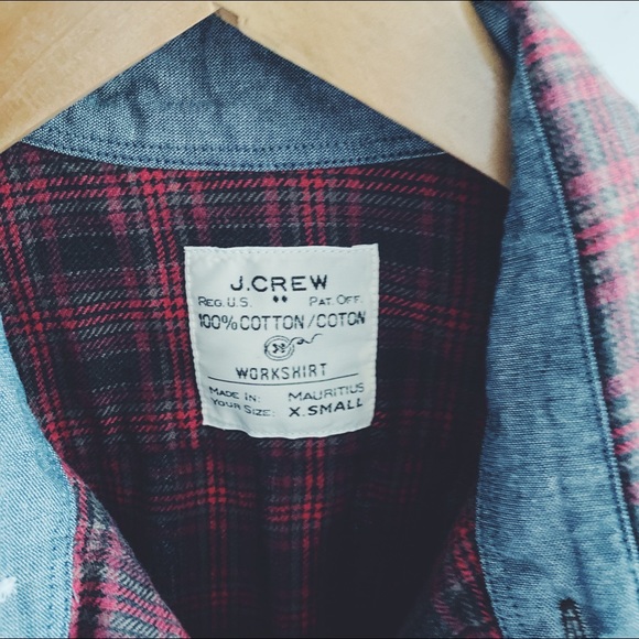 J. Crew Plaid Workshirt NWT - Picture 3 of 5